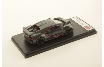 BUGATTI Chiron Sport №16 Wing Up (2019), Grey Carbon with Italian Red Frame
