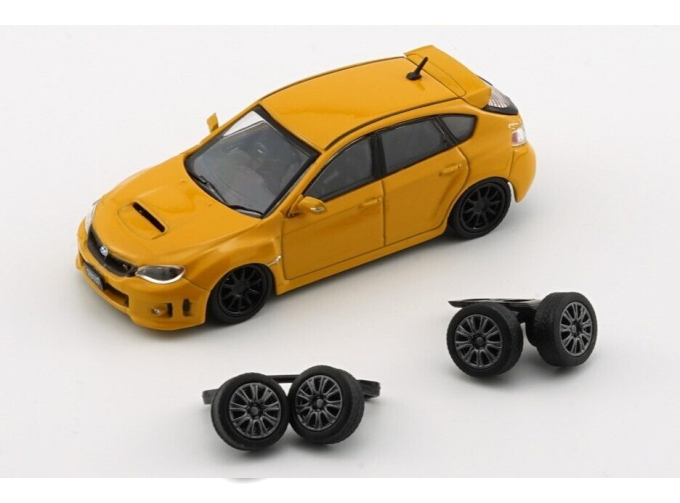 SUBARU Impreza WRX STi (2009), yellow