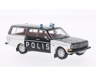 VOLVO 145 Polis полиция Швеции (1971), black / white