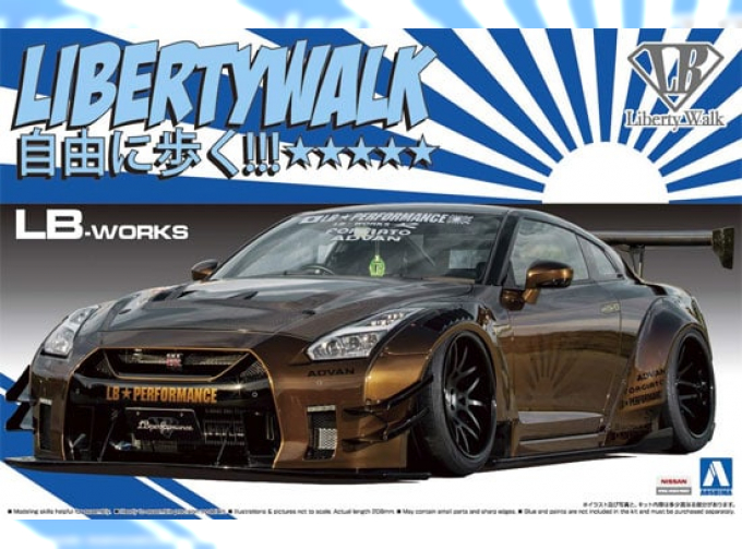 Сборная модель LB Works R35 GT-R type 2 Ver.1