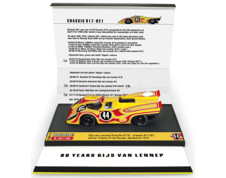 PORSCHE 917k N 44 Trophy Of The Dunes Zandvoort (1970) Gijs Van Lennep - 80th Anniversary Gijs Van Lennep, Yellow Red