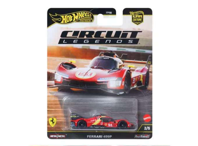 FERRARI 499P #51 Winner 24h LeMans Pier Guidi, Calado, Giovinazzi (2023), red