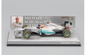 MERCEDES-BENZ AMG Petronas F1 Team - F1 W03 M. Schumacher - Last Podium 3rd Place European GP Valencia 22.06 (2012), silver / black