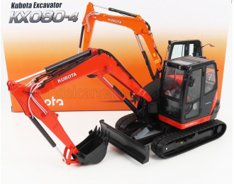 KUBOTA Kx080-4 Escavatore Cingolato - Tractor Excavator, Orange Black