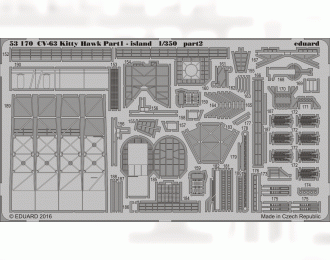 Фототравление для CV-63 Kitty Hawk pt.1 - island