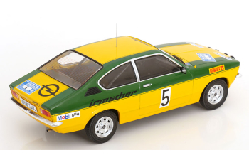 OPEL Kadett C Coupe GT/E, International Sachs Winter Rallye #5 Walter Smolej i Christian Geistdörfer (1976), yellow / green