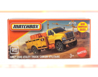 GMC 3500 Utulity Truck (2018), yellow