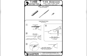 T-45 Goshawk - Rurka Pitota oraz sonda Angle Of Attack / T-45 Goshawk - Pitot Tube & Angle Of Attack probe