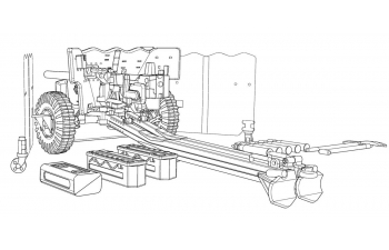 Сборная модель Британская противотанковая пушка Ordnance QF 6-pounder Mk.II/Mk.IV