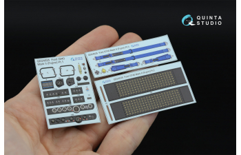 3D Декаль интерьера кабины Ford GT40 Mark II (Fujimi) (Малая версия)