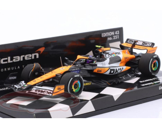 McLaren MCL38 №4 Winner Singapore GP Formula 1 Lando Norris (2024)