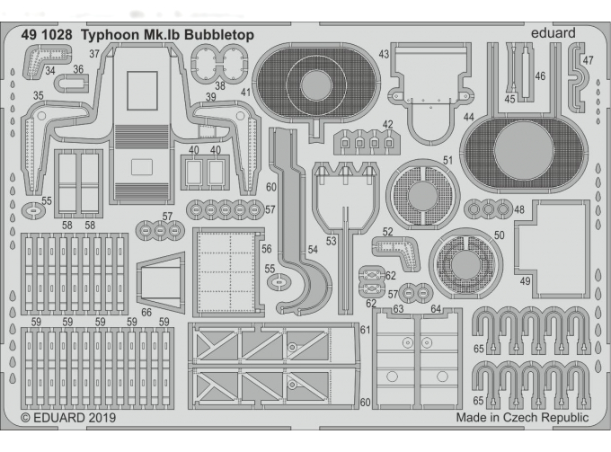 Фототравление Typhoon Mk. Ib Bubbletop