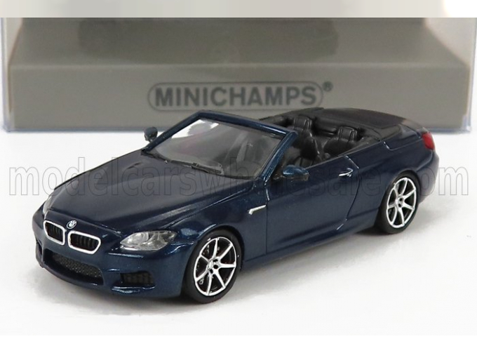 BMW 6-series M6 Cabriolet Open (f13) 2015, Blue Met