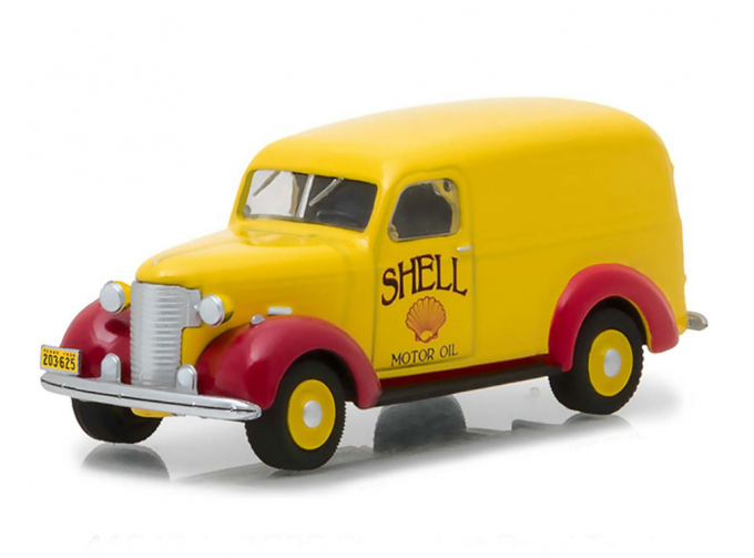 CHEVROLET Panel Truck "Shell Oil" (1939), yellow