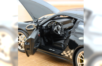 PORSCHE 911 GT3 RS Coupe (997 II) (2009), Black/Gold Metallic