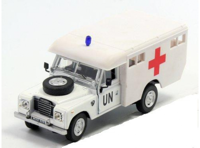LAND ROVER Series III 109 Ambulance "UN", white