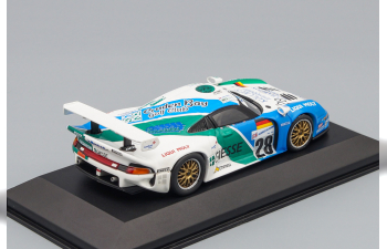 PORSCHE 911 GT1 Le Mans #28 Konrad Motorsport Konrad / Baldi 1997, white / green / blue