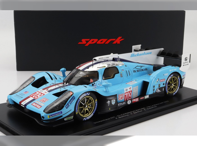 GLICKENHAUS Scg007 3.5l Turbo V8 Team Glickenhaus Racing №709 7th 24h Le Mans (2023) N.Berthon - E.Gutierrez - F.mailleux, Light Blue