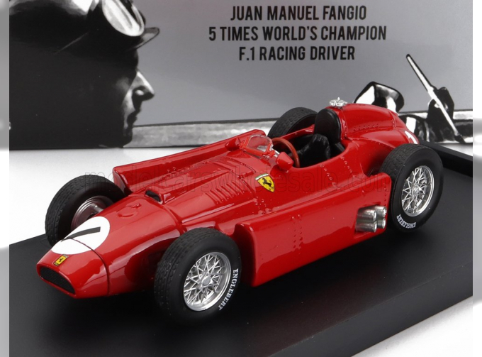 FERRARI F1 Lancia D50 N 1 Winner British Gp Juan Manuel Fangio 1956 World Champion, Red