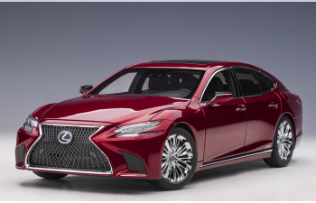 Lexus LS 500h (metallic red)