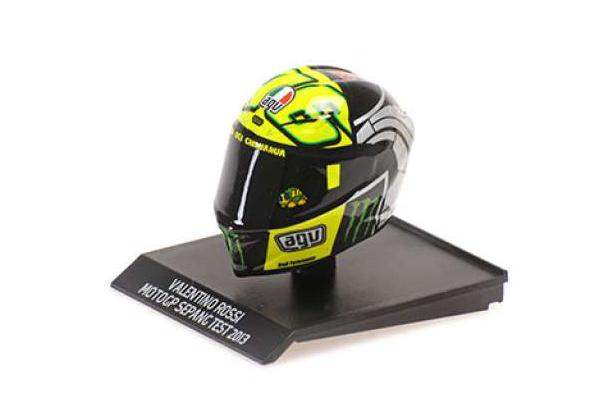 MINI HELMET Valentino Rossi MotoGP Test Sepang (2013)