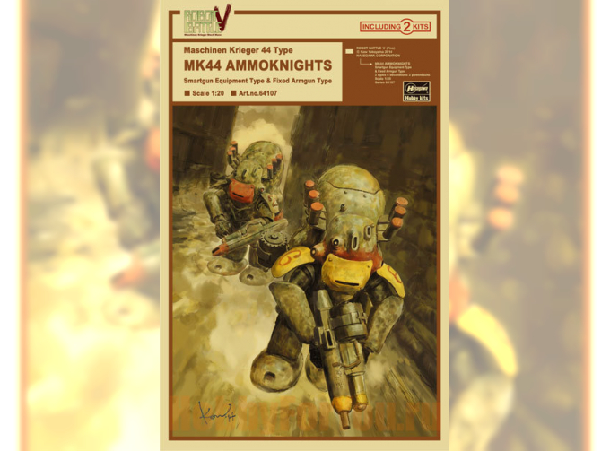 Сборная модель Боевые роботы ROBOT BATTLE V (FIVE) MASCHINEN KRIEGER 44 TYPE MK44