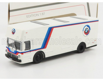 MERCEDES-BENZ O317 Truck Car Transporter Bmw Motorsport Renntransporter (1968), White