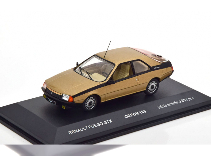 RENAULT Fuego GTX, gold/schwarz