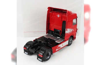 DAF XF SPACE CAB TRACTOR TRUCK 2-ASSI (2018), RED WHITE