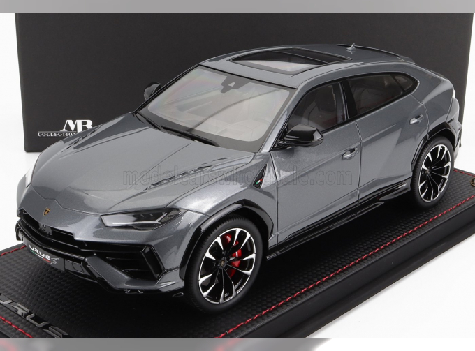 LAMBORGHINI Urus S (2022) - Con Vetrina - With Showcase, Grigio Telesto - Grey Met