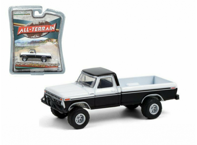 Ford F-250 - 1976-Black/White