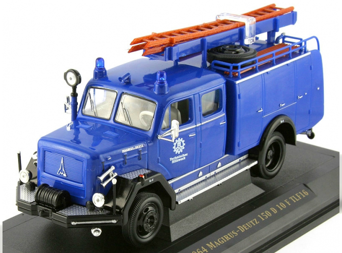 MAGIRUS-DEUTZ 150 D 10 F TLF16 THW (1964), blue