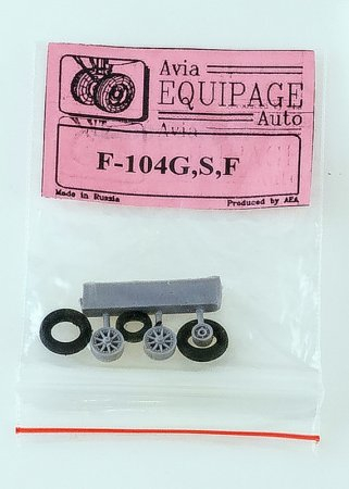 Резиновые колеса F-104 G/S/F