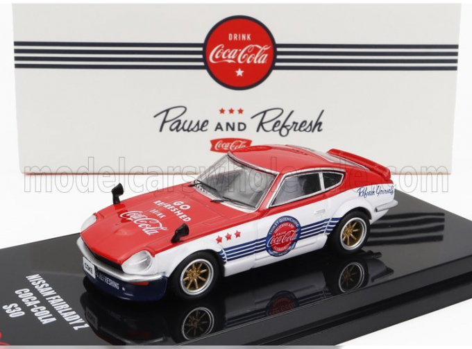 NISSAN Fairlady Z (s30) Coca-cola Livery (1970), White Red