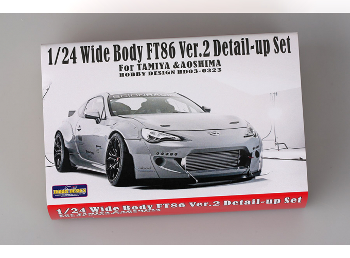 Конверсионный набор Wide Body FT86 Ver.2 Detail-up Set для моделей Tomiya&Aoshima (Resin+PE+Decals)