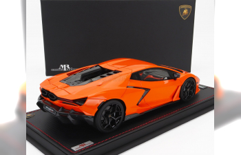 LAMBORGHINI Revuelto (2023) - Con Vetrina - With Showcase, Arancio Apodis - Orange