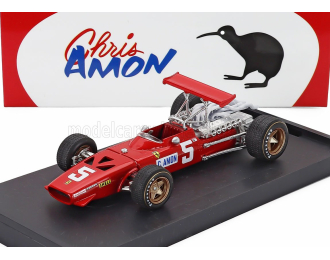 FERRARI F1 312 N 5 2nd British Gp (1968) Chris Amon, Red