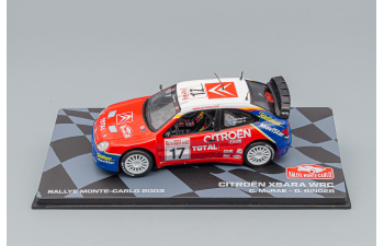 CITROEN Xsara Wrc N 17 Rally Montecarlo 2003 C.mcrae - D.ringer, Red White