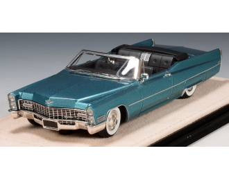 CADILLAC DE VILLE Cabriolet Open (1967), capri aqua