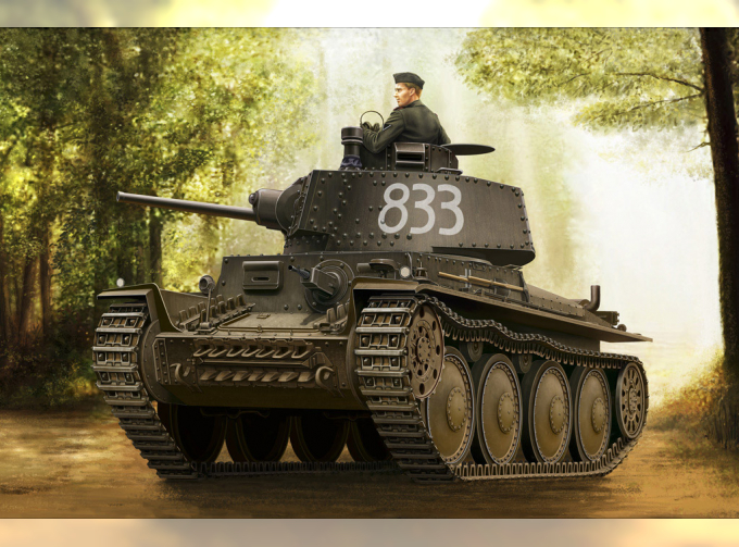 Сборная модель German Panzer Kpfw.38(t) Ausf.E/F