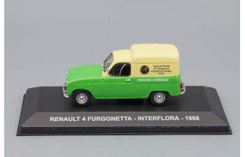 RENAULT 4 Furgonetta "INTERFLORA" (1966), green / yellow