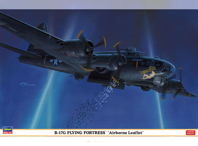 Сборная модель Американский бомбардировщик B-17G Flying Fortress "Airborne Leaflet"