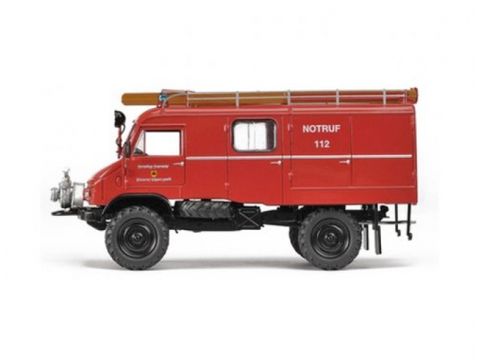 MERCEDES-BENZ Unimog 404 LF8 пожарный "FW Häusern" (двойная кабина)
