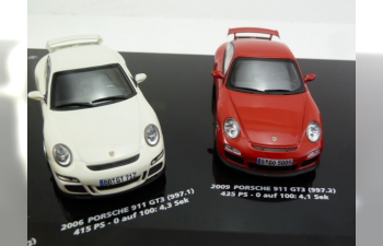 Набор из семь моделей PORSCHE 911 GT3 25-я годовщина