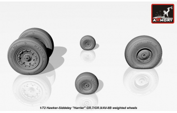 Колёса под нагрузкой для Hawker-Siddeley "Harrier" GR.7/GR.9/AV- 8B