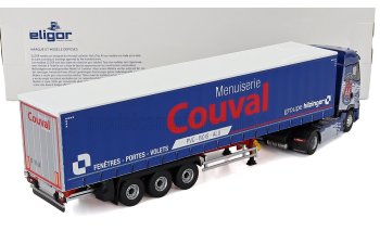 RENAULT T-line High Truck Route 66 Telonato Couval Transports (2023), Blue Met