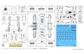 Сборная модель SBD-3 Dauntless