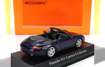 PORSCHE 911 997 Carrera S Cabriolet (2005), Blue Met