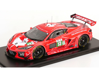 CHEVROLET Corvette Z06 Gt3.r 5.5l V8 Team Awa Racing №13 24h Le Mans (2025) Matt Bell - Orey Fidani - Lars Kern, Red