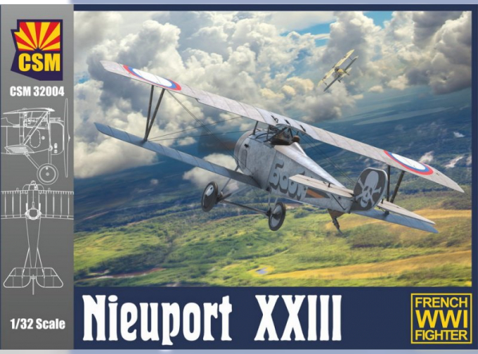 Сборная модель Nieuport XXIII